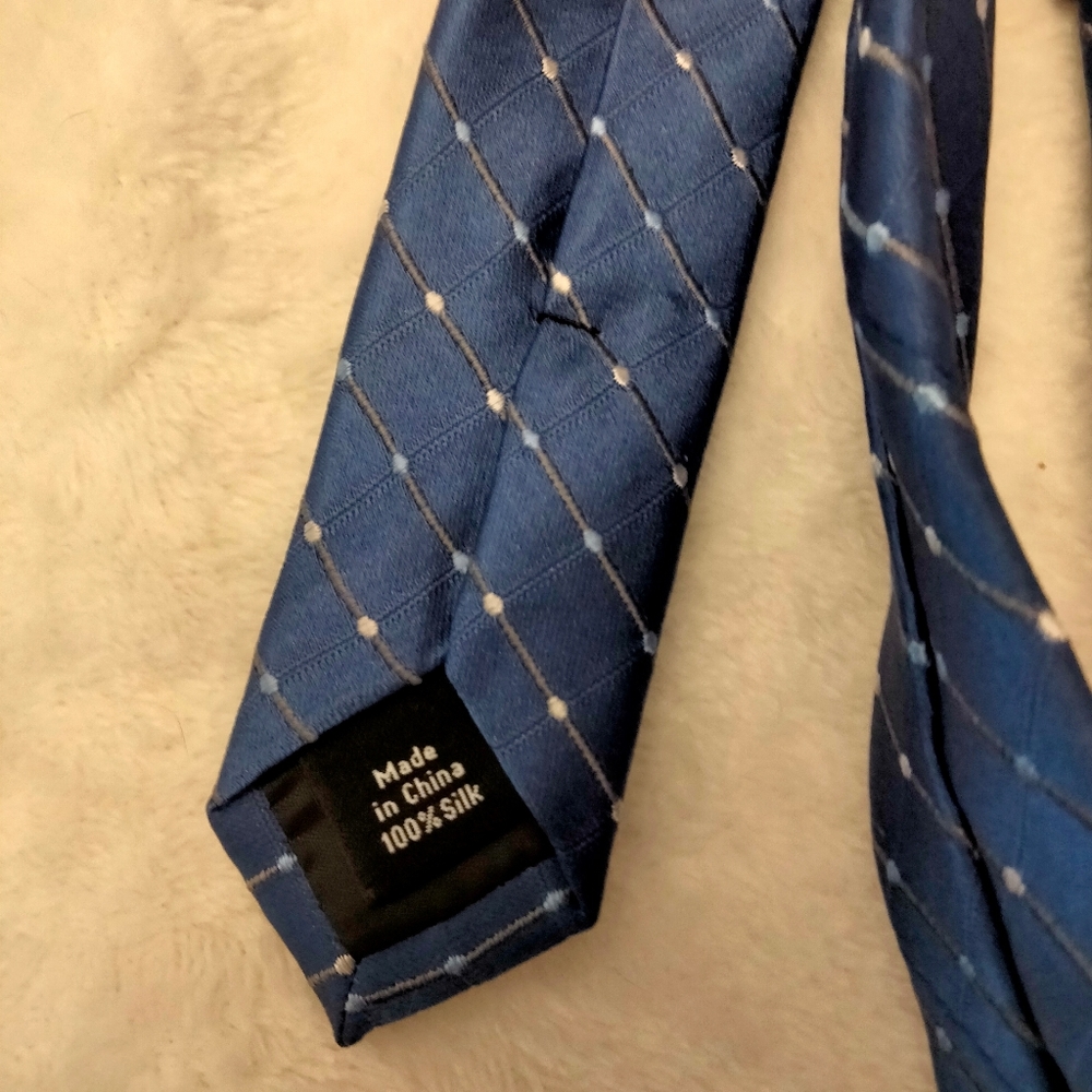 Stafford silk tie 3 1/2 inch wide - Picture 3 of 4